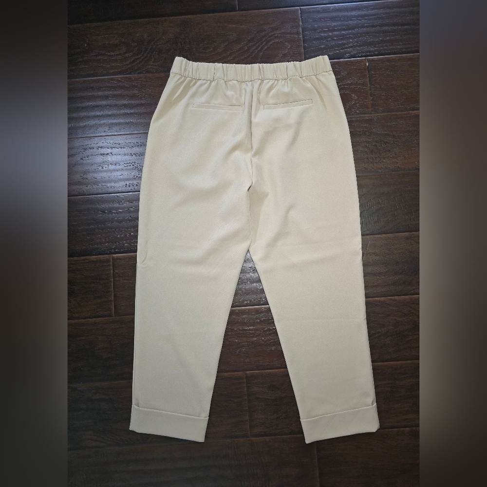 Loft Womens High Rise Straight Khacki Casual Pants Size Large - Picture 2 of 12